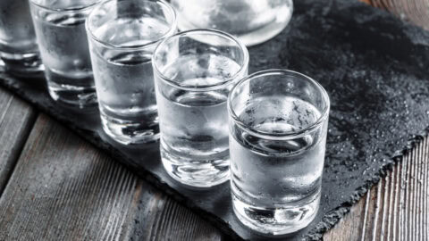 clean vodka shots