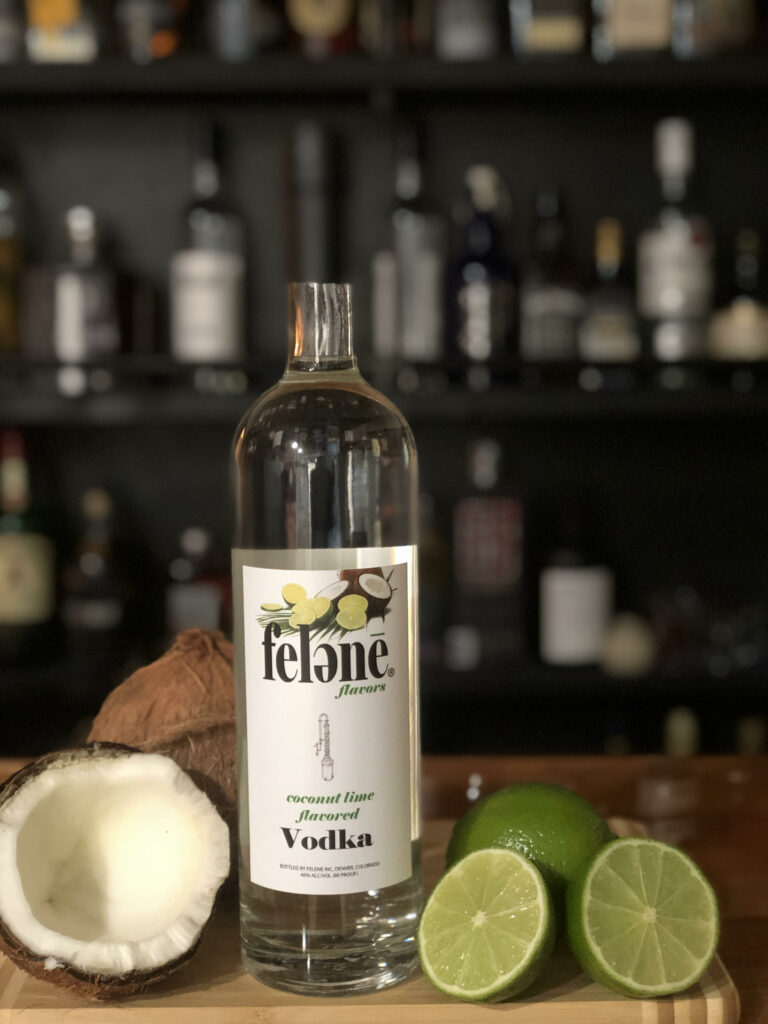 cononut-lime flavored vodka