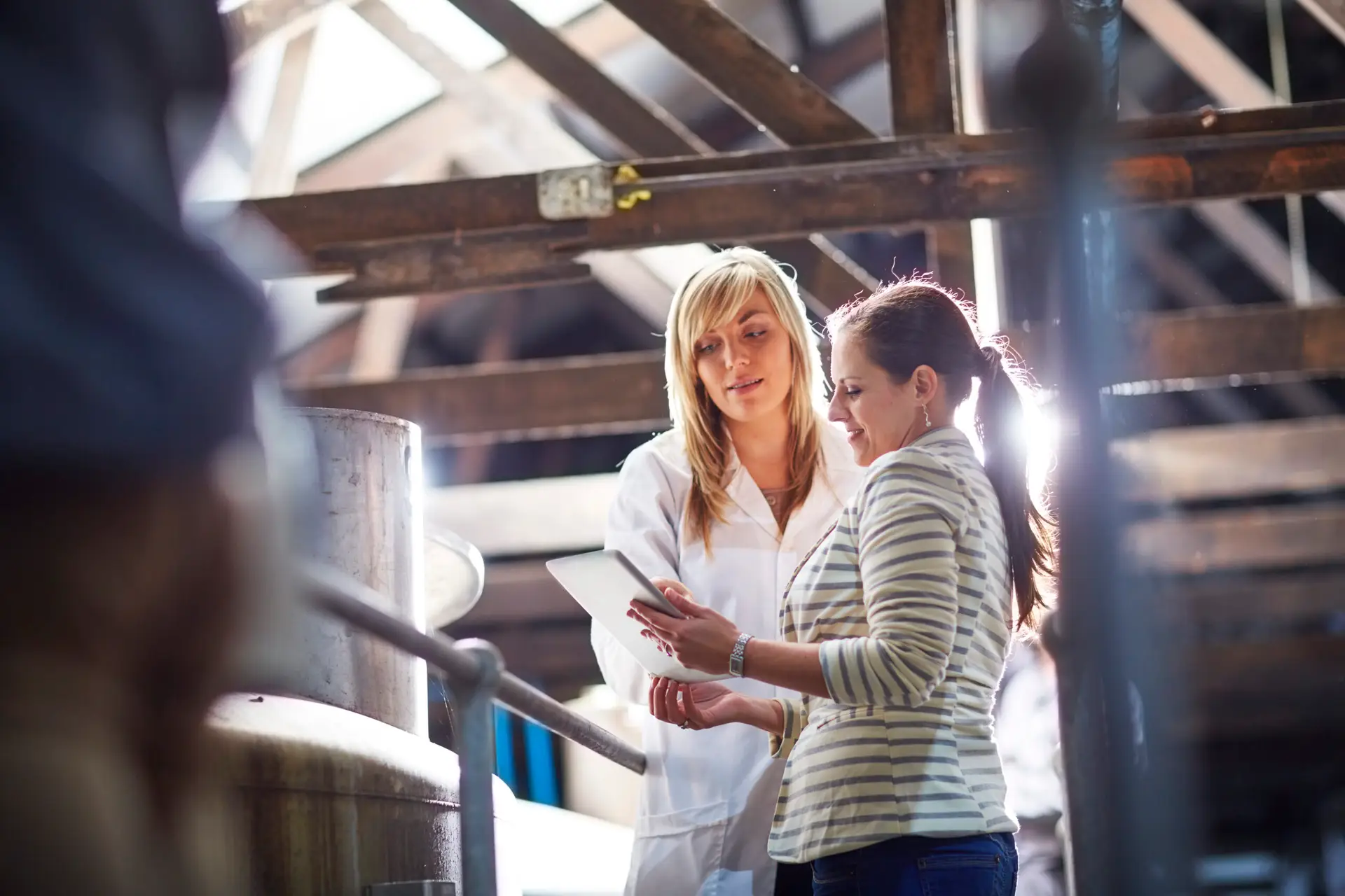 distillery workers